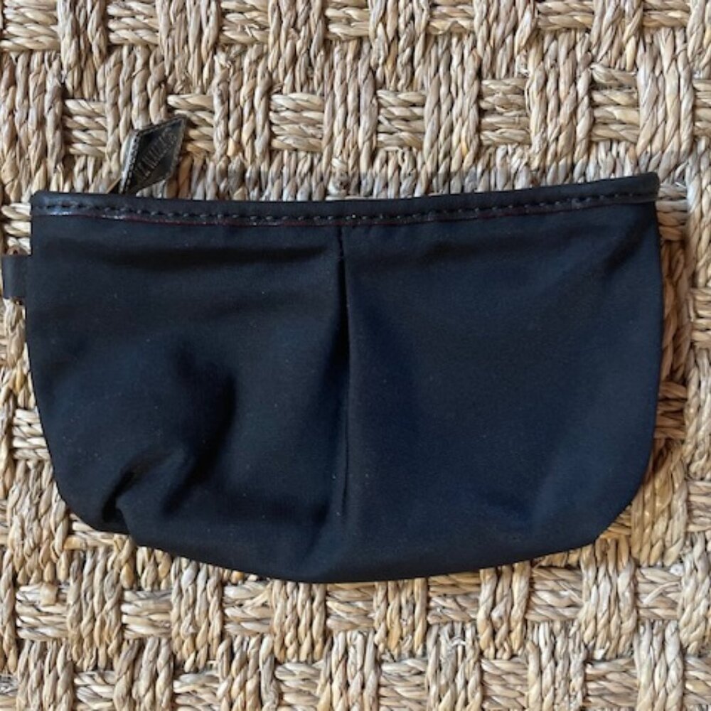 MZ Wallace black nylon make-up mini purse